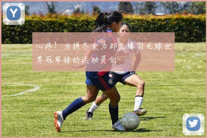 心疼！为拼尽全力却无缘羽毛球世界冠军榜的运动员们